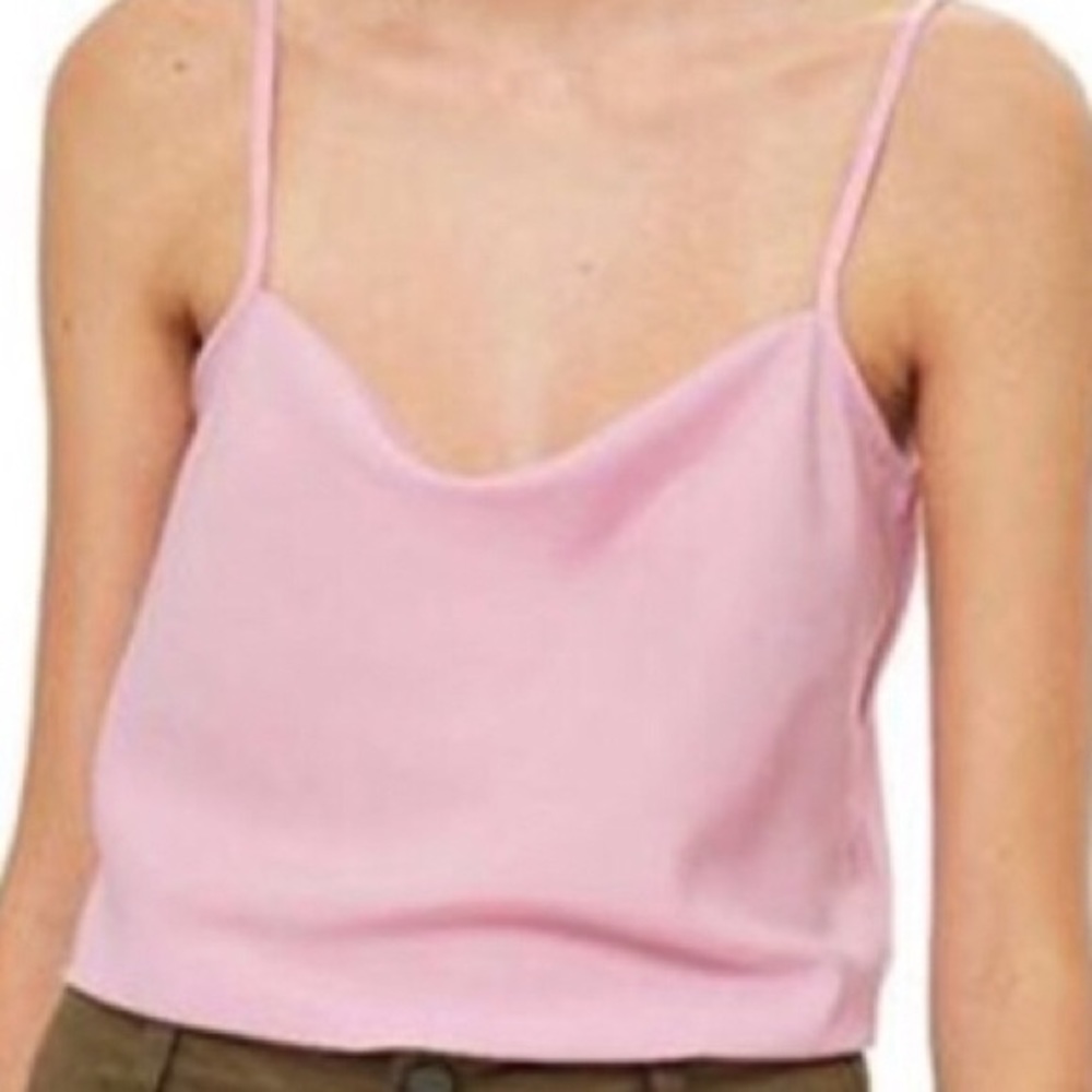 💜Topshop Pink drape front cami - Picture 1 of 5